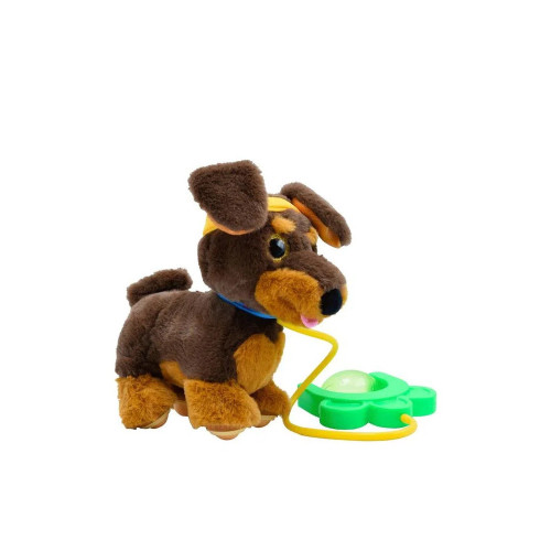 Peluche Con Sonido - Dachshund Salchicha Pull Along