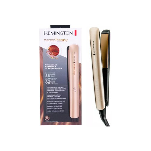 Plancha De Cabello Con Keratina Y Aceite De Argan Remington S8599 Original