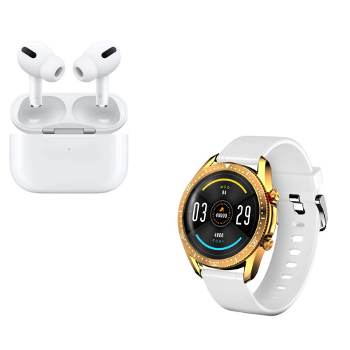 Audífonos Bluetooth Nia Pro An-8S / Smartwatch Jyrsw1*D