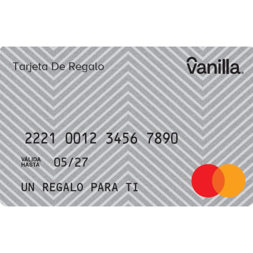 Tarjeta Vanilla $50.000