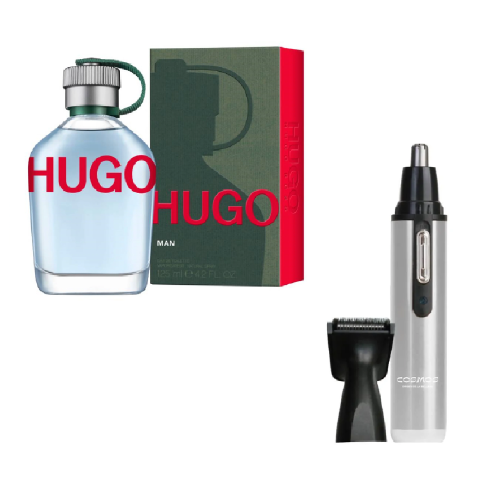 Perfume Hugo Boss 125ml + Depilador Nariz