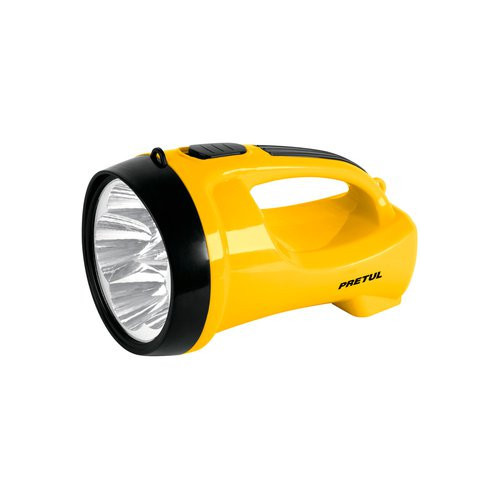 LINTERNA REFLECTORA 5 LEDS 200 LM RECARGABLE, PRETUL